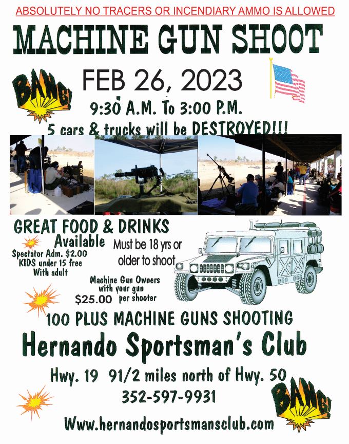 HSC Machine Gun Shoot