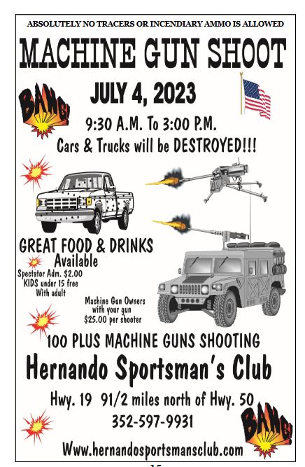 HSC Machine Gun Shoot